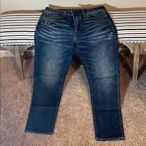 American Eagle Outfitters Dark Blue Relaxed Jeans